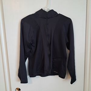 Columbia Brand Titanium Black Women's Hooded Full Zip Stretch Size Medium Jacket